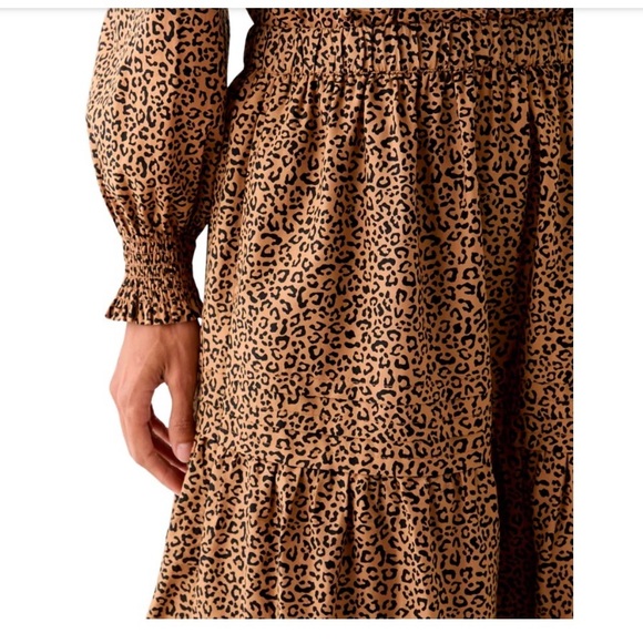 Leopard Print Crown and Ivy Midi Skirt - Picture 2 of 4